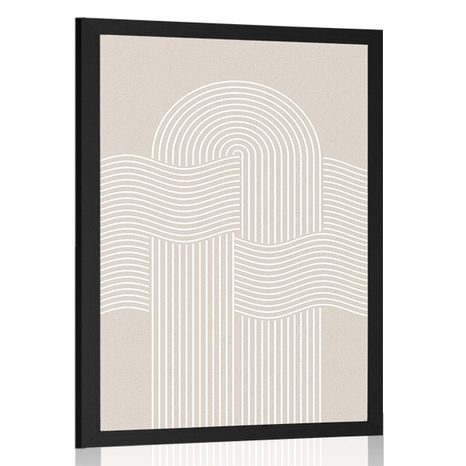 POSTER CURCUBEU DE NISIP MODERN MID-CENTURY - MOTIVE DIN ATELIERUL NOSTRU - POSTERE