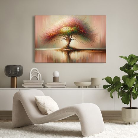 TABLEAU SUR TOILE – ARBRE DE VIE EN COULEURS - TABLEAUX - 🔥 VENTE TOTALE