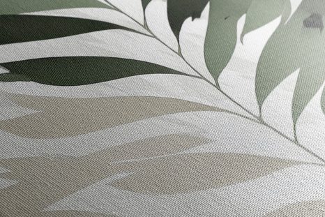 WANDBILD FARN MIT HAUCH VON MINIMALISMUS - BILDER BÄUME UND LAUB - BILDER