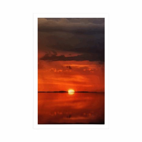 POSTER EINSAMES BOOT - NATUR - POSTER