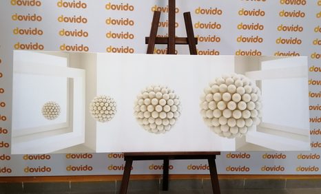 OBRAZ KOULE V PROSTORU - ABSTRAKTNÍ OBRAZY - OBRAZY