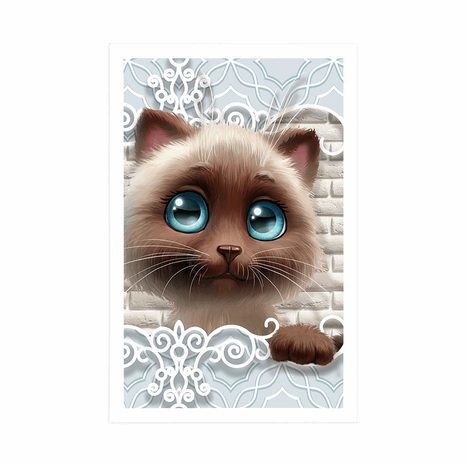 PLAGÁT ROZTOMILÉ MAČIATKO - ZVIERATKÁ - PLAGÁTY