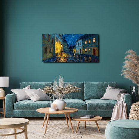 OBRAZ HVĚZDNÉ MĚSTSKÉ KLIDNO - OBRAZY MĚSTA - OBRAZY