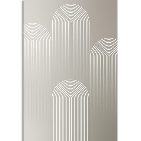 OBRAZ ELEGANTNÍ DUHA MID-CENTURY - ABSTRAKTNÍ OBRAZY - OBRAZY