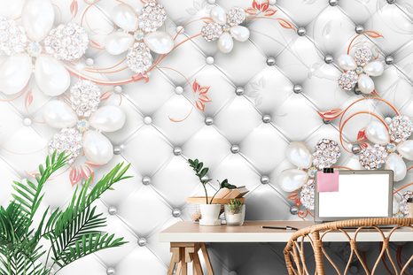 SELBSTKLEBENDE TAPETE LUXUS DER BLUMEN - SELBSTKLEBENDE TAPETEN - TAPETEN