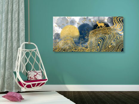 КАРТИНА НА ПЛАТНО – ЧУДЕСЕН ПЕЙЗАЖ - АБСТРАКТНИ КАРТИНИ - КАРТИНИ