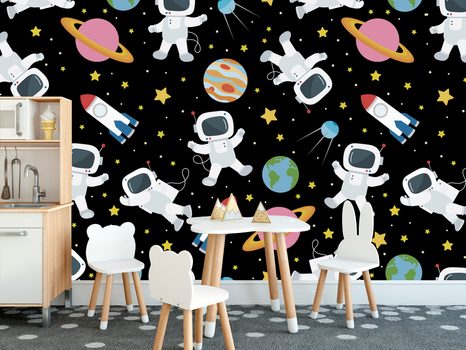 SAMOLEPÍCÍ TAPETA VESMÍRNÉ DOBRODRUŽSTVÍ - SAMOLEPÍCÍ TAPETY - TAPETY