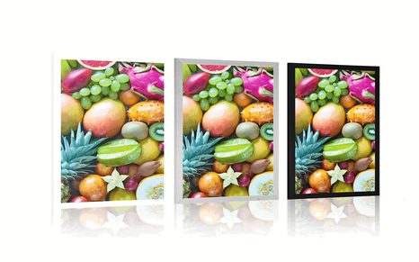 PLAKAT TROPSKO VOĆE - S KUHINJSKIM MOTIVOM - PLAKATI