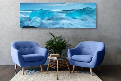 CANVAS SCHILDERIJ IJSBERGEN - SCHILDERIJEN - MEGA UITVERKOOP TOT 70% 🔥