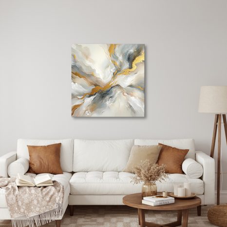 OBRAZ ZLATÁ EXPLOZE - OBRAZY ABSTRAKTNÍ TVARY - OBRAZY