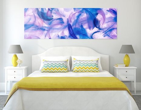 OBRAZ PIĘKNE PIÓRA - OBRAZY MARTWA NATURA - OBRAZY