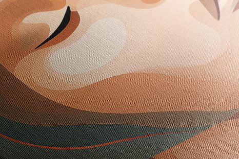 QUADRO SU TELA – BELLEZZA FEMMINILE PEACH FUZZ - QUADRI DI DONNE - STAMPE E QUADRI