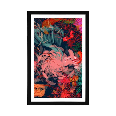 POSTER – FIORI ASTRATTI - ASTRATTO E MODELLATO - POSTER