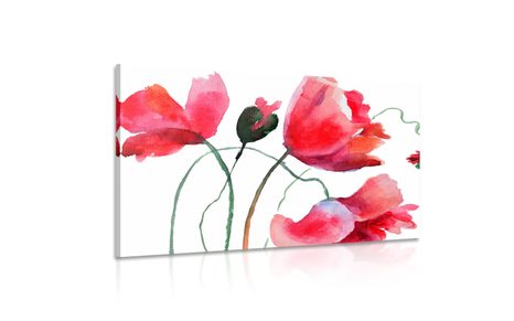 КАРТИНА НА ПЛАТНО – УНИКАЛНИ ЦВЕТЯ НА МАК - КАРТИНИ С ЦВЕТЯ - КАРТИНИ