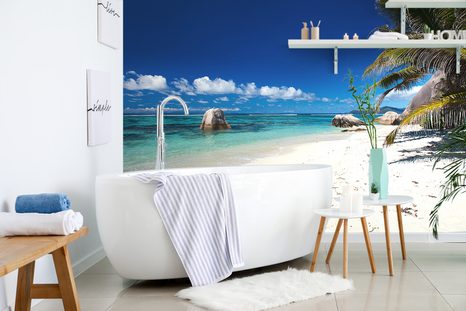 SAMOLEPÍCÍ FOTOTAPETA PLÁŽ ANSE SOURCE - SAMOLEPÍCÍ TAPETY - TAPETY