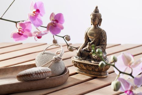FOTOTAPETA DOKONALÉ MEDITAČNÍ ZÁTIŠÍ - TAPETY FENG SHUI - TAPETY