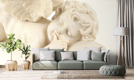 FOTOTAPETE SCHLAFENDER ENGEL - TAPETEN VON ENGELN - TAPETEN