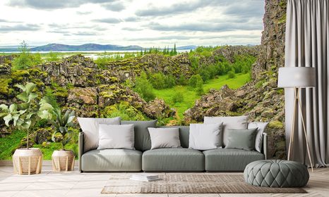 SAMOLEPÍCÍ FOTOTAPETA NÁRODNÍ PARK THINGVELLIR - SAMOLEPÍCÍ TAPETY - TAPETY