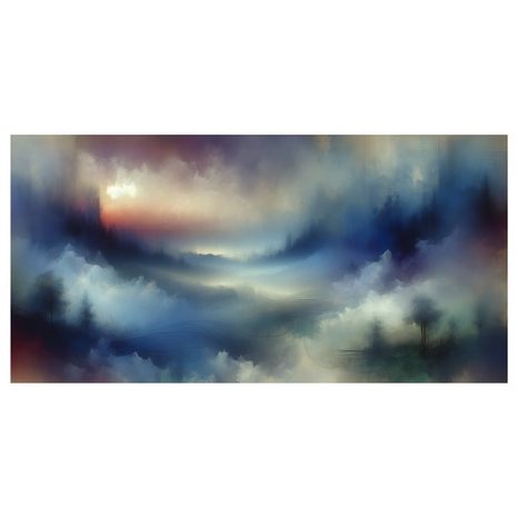 OBRAZ KLIDNÉ ÚDOLÍ - OBRAZY LES - OBRAZY