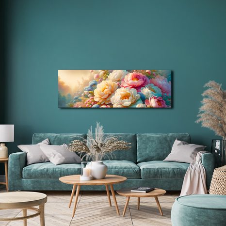 KÉP FINOM VIRÁGOK PASZTELL SZÍNEKBEN - VIRÁGMINTÁS KÉPEK - KÉPEK