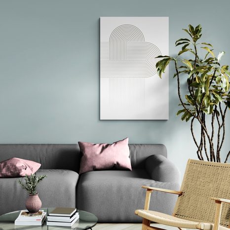 OBRAZ SPOJENÉ DÚHY MID-CENTURY - ABSTRAKTNÉ OBRAZY - OBRAZY