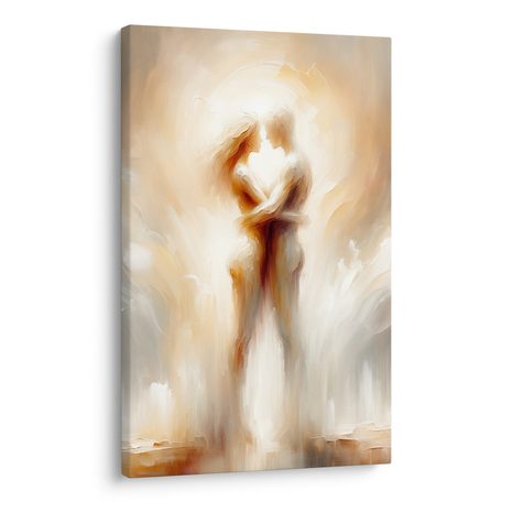 WANDBILD LIEBE IN ÄTHERISCHER WELT - BILDER MIT LIEBESMOTIVEN - BILDER