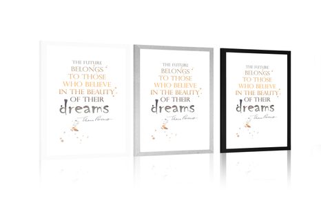 POSZTER PASZPORTUVAL MOTIVÁCIÓS IDÉZETTEL - ELEANOR ROOSEVELT - MOTÍVUMOK A MŰHELYÜNKBŐL - POSZTEREK