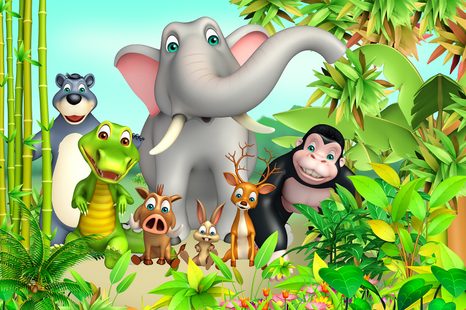 TAPETA ROZTOMILÁ ZVÍŘÁTKA - TAPETY - TOTÁLNÍ VÝPRODEJ 🔥