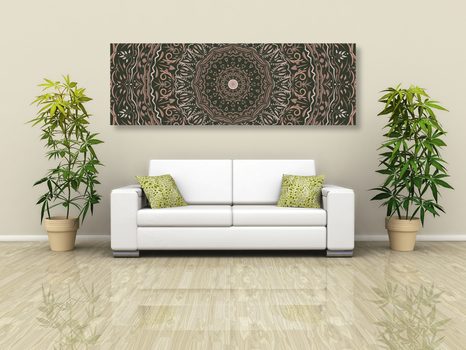 SLIKA MANDALA V VINTAGE STILU - SLIKE FENG SHUI - SLIKE