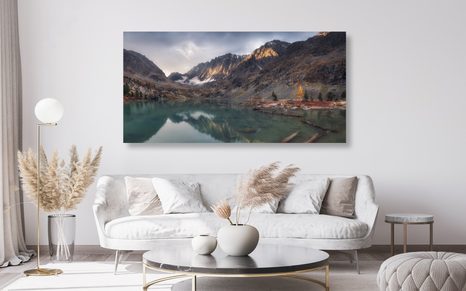 WANDBILD MAJESTÄTISCHE BERGE - BILDER VON NATUR UND LANDSCHAFT - BILDER