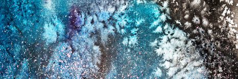 OBRAZ ABSTRAKCE Z AKVARELOVÝCH BAREV - ABSTRAKTNÍ OBRAZY - OBRAZY