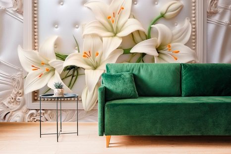 SAMOLEPÍCÍ TAPETA LUXUSNÍ LILIE - SAMOLEPÍCÍ TAPETY - TAPETY