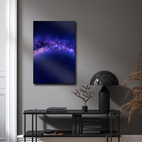 CANVASTAVLA STJÄRNBÅGE I RYMDNEBULOSA - TAVLOR MED GALAXER - TAVLOR