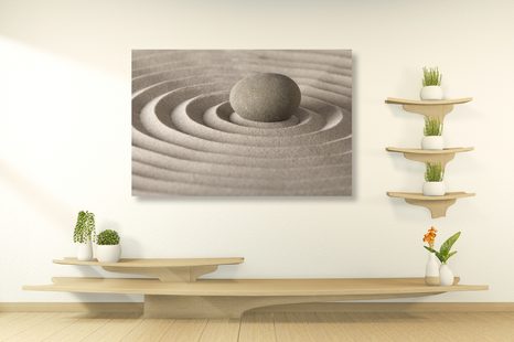 STAMPA SU TELA – PIETRA RILASSANTE - QUADRI FENG SHUI - STAMPE E QUADRI