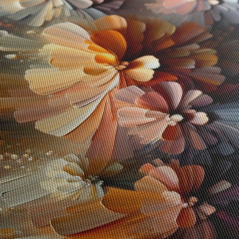 WANDBILD ABSTRAKTE BLUMENEXPLOSIONEN - BILDER BLUMEN - BILDER