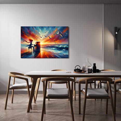 WANDBILD LIED DES OZEANS - BILDER MEER UND STRAND - BILDER