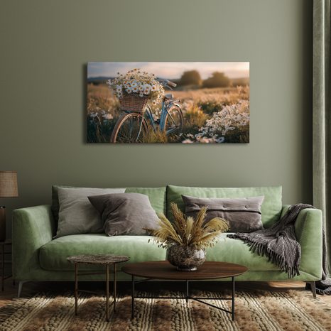 OBRAZ ROMANTICKÁ PROJÍŽĎKA MEZI KOPRETINAMI - OBRAZY POLE A LOUKY - OBRAZY