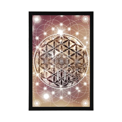 POSTER BEZAUBERNDES MANDALA - FENG SHUI - POSTER