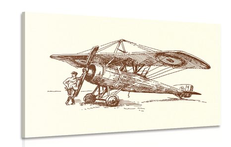 QUADRO AEROPLANO RETRÒ - QUADRI VINTAGE E RETRÒ - QUADRI