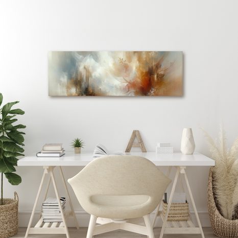 WANDBILD ENERGIE UND RUHE IM ABSTRAKTEN STIL - WANDBILDER ABSTRAKTE FORMEN - BILDER