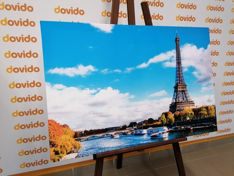 WANDBILD ATEMBERAUBENDES PANORAMA VON PARIS - BILDER VON STÄDTEN - BILDER