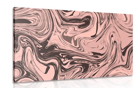 CANVAS PRINT ABSTRACT PATTERN IN AN OLD PINK SHADE