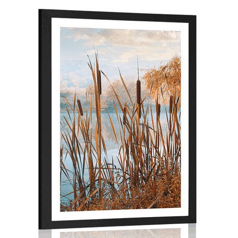 POSTER – FIUME NEL MEZZO DELLA NATURA AUTUNNALE - NATURA - POSTER