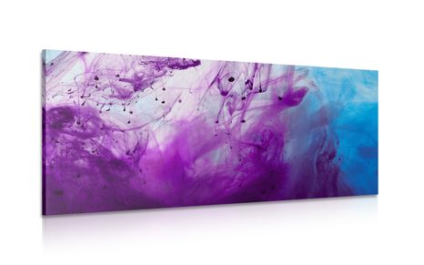 CANVAS PRINT MAGICAL PURPLE ABSTRACTION