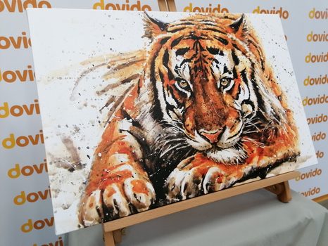 QUADRO SU TELA – PREDATORE DEGLI ANIMALI - QUADRI DI ANIMALI - STAMPE E QUADRI