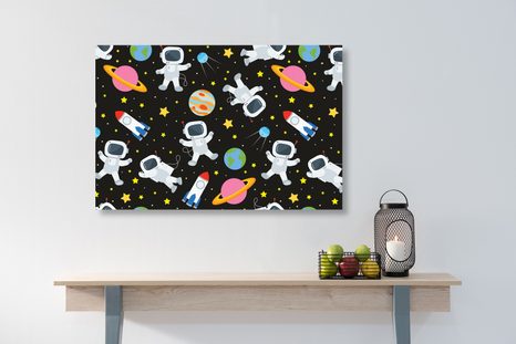 WANDBILD WELTRAUMABENTEUER - BILDER FÜR KINDER - BILDER