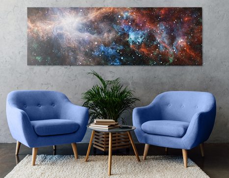 КАРТИНА НА ПЛАТНО – БЕЗКРАЙНА ГАЛАКТИКА - КАРТИНИ НА КОСМОСА И ЗВЕЗДИТЕ - КАРТИНИ