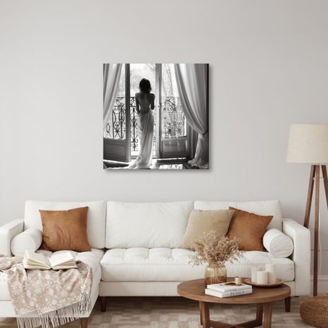OBRAZ SAMETOVÉ RÁNO U OKNA - OBRAZY ŽENY - OBRAZY