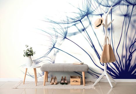 CARTA DA PARATI – DENTE DI LEONE IN UN DESIGN UNICO - CARTA DA PARATI CON FIORI - CARTA DA PARATI