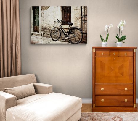 TABLOU BICICLETA RETRO - TABLOURI VINTAGE ȘI RETRO - TABLOURI